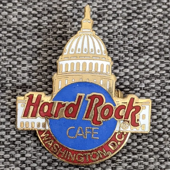 Vintage Hard Rock Cafe Souvenir Pin Washington, D.C. - Picture 1 of 4